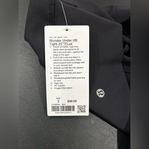 *NWT* Lululemon Wunder Under HR Tight 25"*Flux Size 2